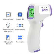 2-In-1 Digital Thermometer, Non-Contact Infrared Forehead Thermometer For Adults And Children, With Fever Alarm - Multicolor - View 3