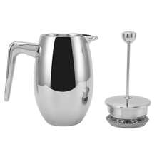 French Press 304 Stainless Steel Double Layer U Shaped Mouth Hand Brewing Teapot For Home 350ml,Coffee Service Coffee Accessories - 350ML - View 5