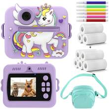 Instant Printer Camera,Instant Photo Printer Camera - 1080P HD Selfie & 2.4" LCD Screen,Video Camera With Filters & Color Pens For DIY | Built-In Zero-Ink Printing Paper | Portable -Style Camera For Travel, Dates, Parties & Social Events | 1200mAh Battery | Gift For Him, Her, Couples For Birthdays,Christmas & New Year Gift-Made In China - View 15
