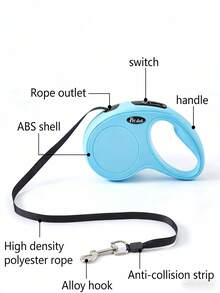3 Meters Retractable Pet Leash, Suitable For Pet Outdoor Walking - Multicolor - View 5