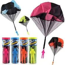 2 Entangled Parachute Characters Hand Throwing Soldiers Square Outdoor Youth Flying Toys - Multicolor - View 1