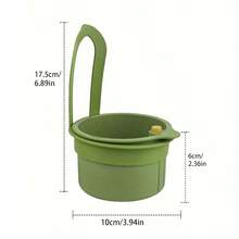 1个免提挤压式沥水篮,食物残渣过滤器,悬挂式厨房水槽沥水篮,一键挤压式沥水篮,厨房植物架,水龙头沥水篮,独立式沥水篮,厨房收纳篮,海绵沥水篮,抹布沥水篮,水槽沥水悬挂袋,水龙头洗碗海绵收纳架,厨房用品水槽悬挂篮 - A款 - 查看 8