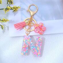 Colorful Flower Pendant Keychain, Suitable For Bag Decoration, Great Gift For Girlfriend - Baby Pink - View 19