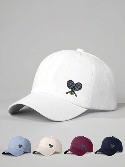 قبعة بيسبول مطرزة قطعة واحدة، قابلة للتعديل، واقية من الشمس للخارج، قبعة كاجوال مناسبة للربيع/الخريف، للسفر، الشاطئ، جنسين، طراز Y2K للشباب