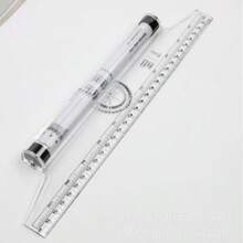 Thước song song đa năng 15cm/30cm, thước trượt góc dùng trong thiết kế bản vẽ, thước lăn cân bằng, thước lăn dùng trong vẽ kỹ thuật. - A - Xem 9