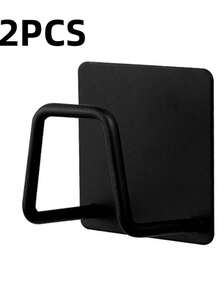 1/2/4 piezas Soporte de esponja de acero inoxidable sin taladro - Estante de drenaje de cocina autoadhesivo con rejilla de drenaje, multiusos para esponja, estropajo, jabón para platos, accesorios de cocina, almacenamiento del hogar, decoración del hogar, regalos prácticos para cumpleaños, bodas, fiestas - Multicolor - Ver 13