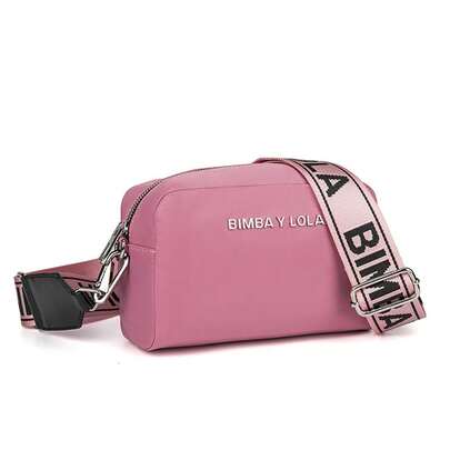 Bolso bandolera de mujer, bolso bandolera de nailon con correa ajustable, ideal para uso diario y viajes.