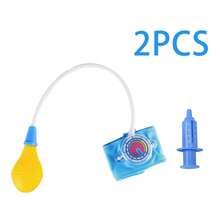 粉紅兒童血壓計玩具適合0-4歲男孩女孩玩醫生/護士/角色扮演家用醫生玩具 - 粉色 - 查看 10