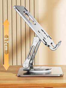 Giá đỡ máy tính bảng có thể điều chỉnh, xoay 360 độ, đế gấp gọn, tương thích với iPad/Pro/Air/Mini 6 5 4 3 2, phụ kiện văn phòng tại nhà, tương thích với iPad Pro 12.9, màu bạc. - Xem 6
