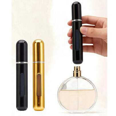 100pcs 8ml Refillable Perfume Spray Bottles, Bottom Filling Design For Easy Carrying, Reusable Atomizer, Mini Portable Liquid Container, Unisex Perfume Travel Spray Bottles