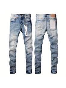 2026 High-Quality Men's Classic Versatile Jeans - Fashionally Slim-Fitting Petite Jeans - Valentine's Day Gift - Best-Selling Men's Jeans - Store Ranking - 藍色N16 - 查看 2