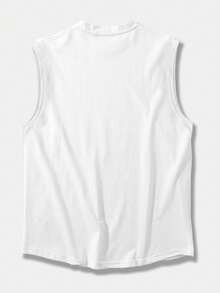 Men Tank Tops - White - View 4