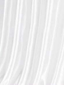 1pc Silky Red Satin Fabric, Faux Silk Draping Material, Dress Lining, DIY Clothing Fabric - Red - View 4
