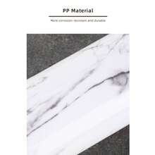 多功能厨房刀具收纳塑料桶，家用刀架 - 白色 - 查看 6