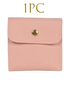 20/1pc Faux Leather Jewelry Pouch With Snap Closure, Jewelry Storage Bag - Luxury Gift Bag For Earrings, Necklaces, Bracelets And Rings - Pu Leather Storage Bag - View 15