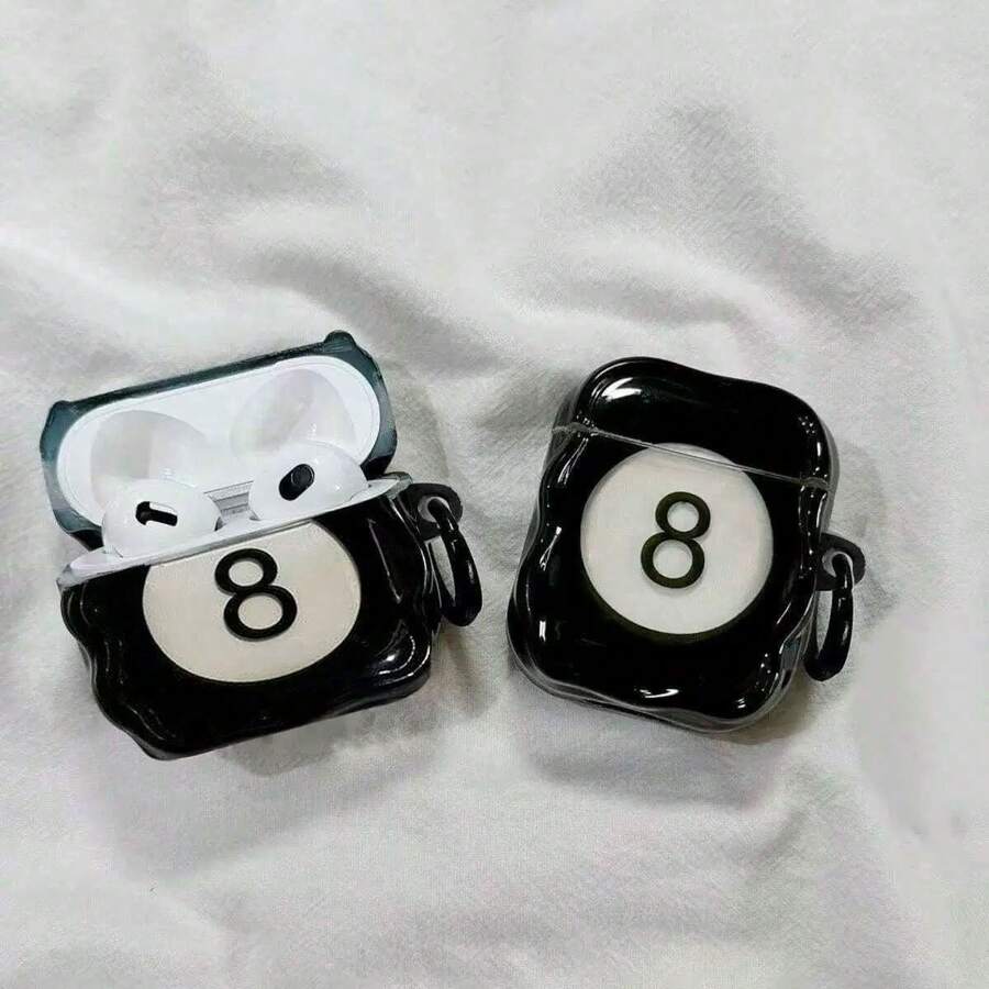 8种颜色可选,纯黑色星球图案保护壳,兼容苹果手机,防刮防摔。 - 黑色 - 查看 1