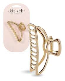 Metal Hair Clips For Women - Durable & Elegant Metal Claw Clips, Perfect For Everyday Use & Special Occasions |   Ideal Gifts For Women - Gold, 1 Pc - 金子 - 查看 6