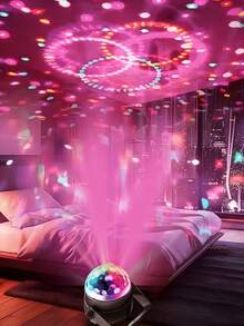 RGB LED Magic Ball Light, USB Plug-In - Vibrant Disco And DJ Party Atmosphere Light With 7 Color Modes, Adjustable Angle, Suitable For Home Decor, KTV, Weddings And Festive Celebrations, DJ Se Lighting | Colorful Lighting, Decorative Lamp, USB Ambient Light. Perfect For KTV/Musical Hall/Bar/Dub Club/Living Room/Bedroom, Computer & Accessories > USB Gadgets - ánh sáng đa sắc - Xem 7