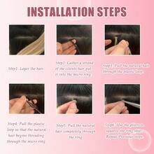 Tóc nối Micro Link, Tóc nối Micro Loop, Tóc nối hạt Micro 18 inch, Tóc nối Microlink thật dành cho nữ - Nhiều màu - Xem 6