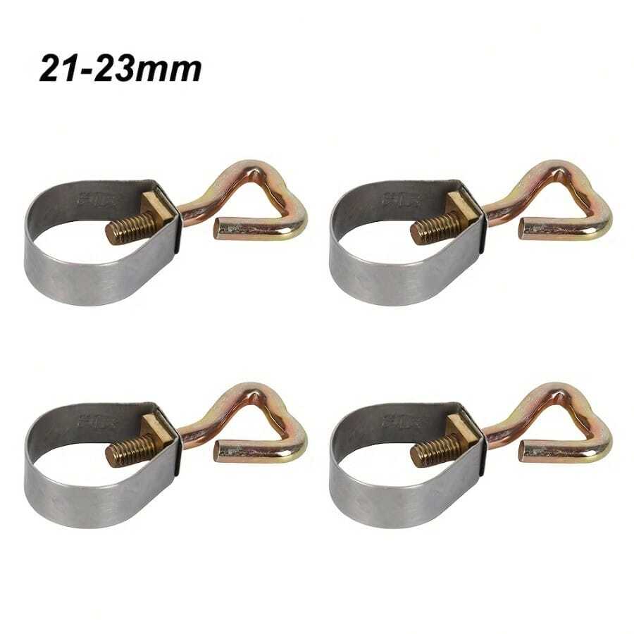 4 Awning Pole Clips 21-26mm Adjustable RV Camping Tent Fixing Clips - 24-26mm - View 1