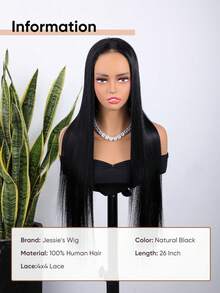 Tóc giả Jessie's Wig đã cắt sẵn, kiểu ren 4x4, gợn sóng, nhiều lớp, không cần keo dán, làm từ tóc thật, độ dày 180%, 100% tóc người thật, dài 16-26 inch. - SNatural - Xem 2
