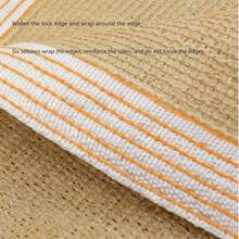 90% UV-Blocking Rectangular Shade Sail, Sand Color, Durable HDPE Fabric, Water-Resistant, Suitable For Backyard, Patio, Garden And Outdoor Activities - Ginger - View 9