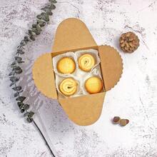 10 hộp quà bằng giấy Kraft màu nâu có ruy băng, kích thước 4.72" x 4.72" x 3.54", dùng để đóng gói kẹo, bánh quy, sô cô la, đồ thủ công, nến và quà tặng nhỏ. - nhiều màu - Xem 7