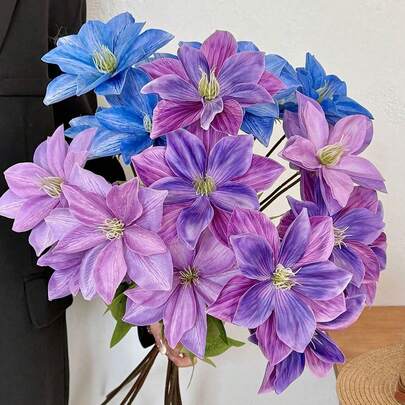 3pcs Artificial Flowers Faux Orchids Ideal For Wedding Decor, Home Decoration, Room Styling, Wall Accents, Bedroom Enhancement, Vase Arrangements, Interior Accessories, Kitchen Decor, Whole-House Beautification, And Birthday Party Supplies. A Lifelike Artificial Floral Series-The Premier Choice For Wedding Decorations-Featuring Exquisite Bouquets And High-Quality Faux Blooms.