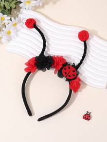 1 chiếc băng đô hình bọ rùa hoạt hình dễ thương, phù hợp cho bé gái, băng đô râu ong, băng đô hoa lưới, băng đô đính kim sa lấp lánh, phụ kiện chụp ảnh đáng yêu, quà tặng ngày lễ, phụ kiện tóc cho tuổi teen. - Nhiều màu - Xem 6
