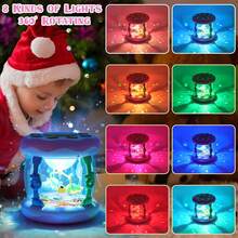 Baby Ocean Rotating Musical Drum Toy With Lights And Sound Effects - Suitable For Early Education And Interactive Play For Infants And Toddlers - Multicolor - View 7