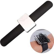 Silicone Magnet Wristband Hair Tools, Pointed Tail Comb, Shadow House Hair Clip, Suction And Picking Square Magnetic Bracelet, Patting Band, Suction Needle Tool, Comb Set - Styling Tools - View 5