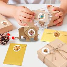 500pcs Cartoon Cookie Stickers, Suitable For Decorating Stationery, Cups, Phone Cases, Luggage School Supplies - 1 Set - View 7