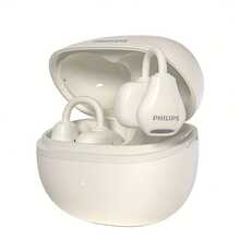 PHILIPS 全新飞利浦 2025 夹式无线耳机，超长续航，支持通用手机控制，具备语音降噪功能——是运动的理想之选，兼容所有智能手机，夹式设计佩戴稳固，支持通话和音乐播放，无线耳机。 - 查看 10