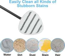 4 Pack Microfiber Flat Mop Head Refills For O-Cedar EasyWring &Amp; RinseClean Systems, Easy To Clean Corners, Ceilings, Walls - ColorA - View 5