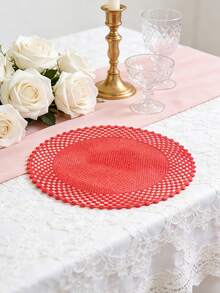 1/4/6 pezzi Semplici tovagliette in PVC con foil dorato, decorazione per hotel e ristoranti, isolamento termico e antiscivolo, adatte per matrimoni, feste, Natale, San Valentino, celebrazioni, picnic, banchetti di compleanno - Multicolore - Visualizzare 4