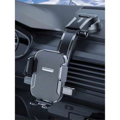 1pc New Car Air Vent Mount Phone Holder, Adjustable Navigation Bracket With Auto Lock Suction Cup Compatible With IPhone, Android Phone, Gift For Birthday, Family, Friends For Summer Air Vent Phone Holder, Car Accessories, Car Phone Holder