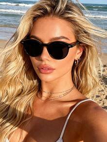 1 pieza, marco negro, panel gris 3068