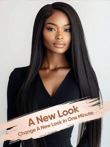 Tóc giả Jessie's Wig đã cắt sẵn, kiểu ren 4x4, gợn sóng, nhiều lớp, không cần keo dán, làm từ tóc thật, độ dày 180%, 100% tóc người thật, dài 16-26 inch. - SNatural - Xem 10
