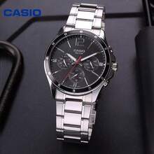 Đồng hồ thể thao nam Casio MTP-1374D, chống nước 100M, dây thép không gỉ, chức năng bấm giờ và chạy bằng pin thạch anh. - Một cỡ - Xem 6