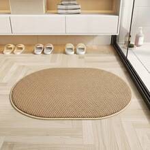 1pc Oval Pineapple Shape Doormat, Thick Faux Sisal Carpet, Washable Bottom, Sturdy And Durable, Dirt-Resistant, Kitchen Thick Carpet, Decorative Carpet, Ins Style Carpet, Shower Carpet, Home Decor Room Supplies, Living Room Carpet, Bedroom Carpet, Entryway Carpet, Kitchen Carpet, Bathroom Carpet, Study Carpet - Multicolor - View 18