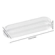 1/4个自粘式橱柜门/抽屉拉手，无需钻孔，透明衣柜推拉门把手 - 透明 - 查看 13