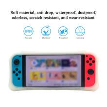 1pc Switch OLED Luminous White Game Protective Case, Upgraded Shock-Absorbing Ribs For Anti-Fall And Anti-Explosion, Ergonomic Design Grip Enhances Gaming Experience - View 4