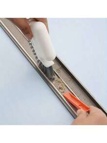 1pc Universal Window Track Cleaning Brush, Easily Cleans Small Gaps And Frames, Suitable For Kitchen Countertops And Home Cleaning - Multicolor - View 9