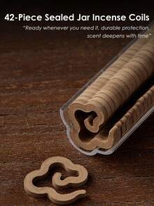 42片装高级云纹香盘，天然植物粉末香氛，适用于香道仪式和芳香疗法 - 多樣化香型 - 查看 5