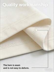 Hellstars Is This What Heaven Sounds Like? Y2K Graphic T-Shirt,220g 100% Cotton,Round Neck Short Sleeve,Cream Streetwear Essential,Unisex Style - 杏色 - 查看 6