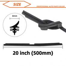 1PC Rubber Strip Valeo Type Wiper Blade Natural Rubber Strip Replacement 16"17"18"19"20"21"22"24"26"28"30"32" Automotive Parts - 1PC - View 18