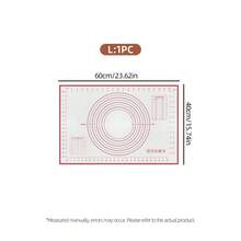 1 tấm thảm nhào bột silicon bạch kim đa năng, thích hợp sử dụng tại nhà, dụng cụ làm bánh, thảm nhào bột. - - - Xem 12