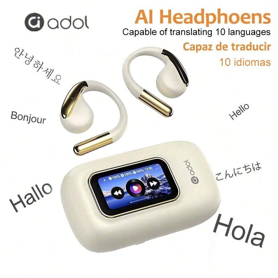 ASUS G09Pro Wireless Bluetooth Earphones, AI Simultaneous Translation, Display Screen, Multiple Music Modes, Smart Noise Cancellation - View 1