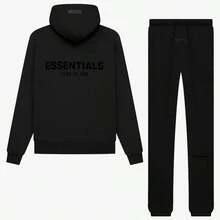 Fear Of God  Autumn Winter Hoodie 'Dark Oatmeal' Loose Drop Shoulder Hooded Women/Men Sweatshirt, Vintage Flocking Craftsmanship Combined With Modern Men Breathable Technology, Warm Cotton Flocking - STRETCH LIM/SET - 查看 1