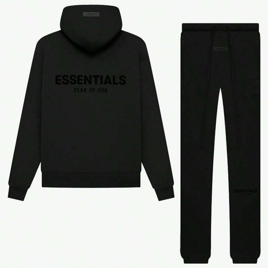 Fear Of God  Autumn Winter Hoodie 'Dark Oatmeal' Loose Drop Shoulder Hooded Women/Men Sweatshirt, Vintage Flocking Craftsmanship Combined With Modern Men Breathable Technology, Warm Cotton Flocking - STRETCH LIM/SET - 查看 1